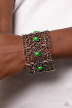 Load image into Gallery viewer, Fairest Filigree Green Bracelet