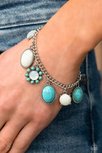 Load image into Gallery viewer, Cowboy Charm Blue Bracelet