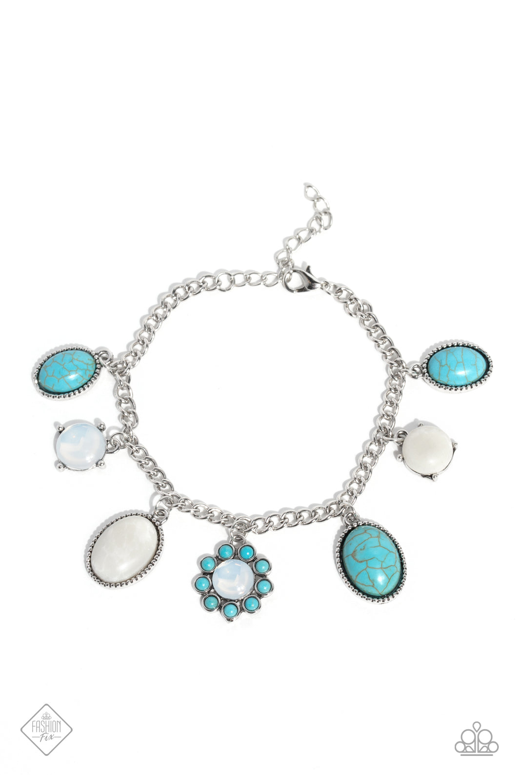 Cowboy Charm Blue Bracelet