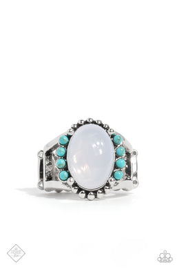 Captivating Cowboy Blue Ring