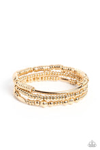 Load image into Gallery viewer, Monochromatic Medley Gold Bracelet