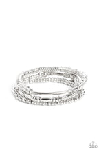 Load image into Gallery viewer, Monochromatic Medley Silver Bracelet