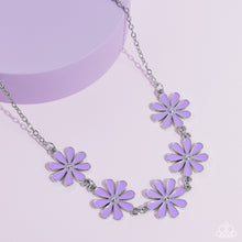 Load image into Gallery viewer, Flora Fantasy Purple Necklace
