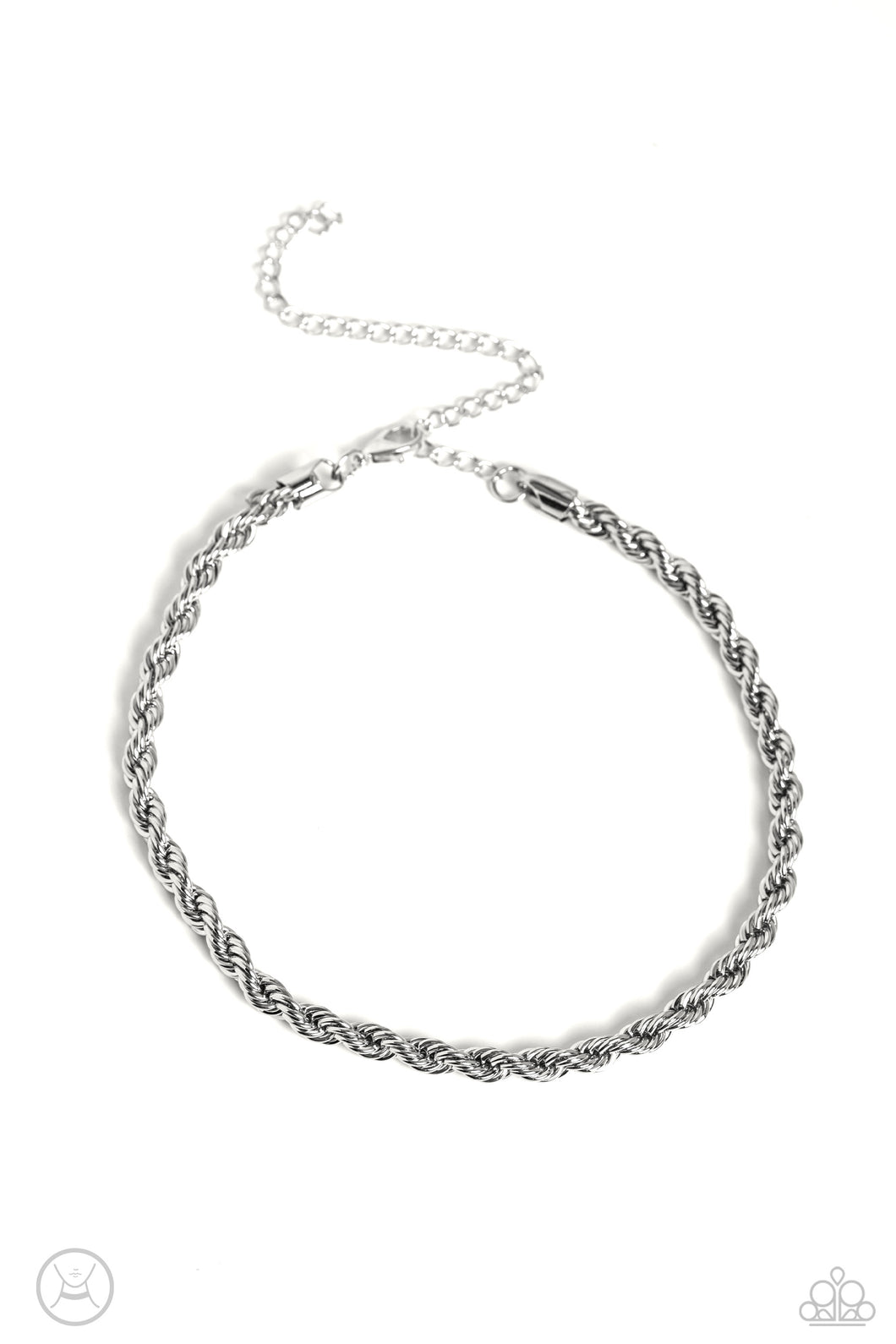 Never Lose ROPE Silver Choker