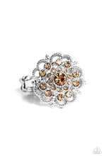 Load image into Gallery viewer, Love ROSE Brown Skinny Band Ring