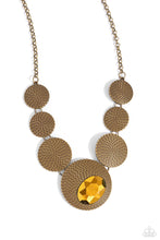 Load image into Gallery viewer, EDGY or Not Brass Necklace