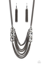 Load image into Gallery viewer, Come CHAIN or Shine Black Necklace