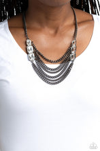 Load image into Gallery viewer, Come CHAIN or Shine Black Necklace