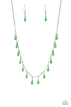 Load image into Gallery viewer, Drop-Dead Dance Green Necklace