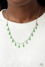 Load image into Gallery viewer, Drop-Dead Dance Green Necklace