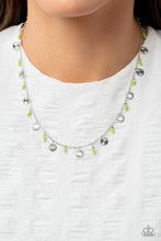 Load image into Gallery viewer, Sand Dollar Sass Green Necklace