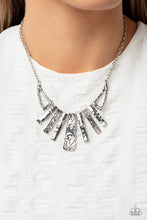 Load image into Gallery viewer, Paisley Pastime Silver Necklace