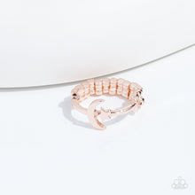 Load image into Gallery viewer, Astral Allure Rose Gold Skinny Band Ring