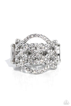 Load image into Gallery viewer, Interlocked Impression White Ring