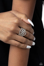 Load image into Gallery viewer, Interlocked Impression White Ring