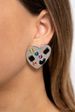 Load image into Gallery viewer, Relationship Ready Black Post Earrings