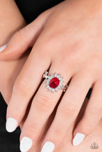 Load image into Gallery viewer, Red Carpet Reveal Red Skinny Band Ring