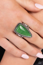 Load image into Gallery viewer, Earthy Engagement Green Ring