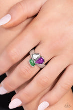 Load image into Gallery viewer, Geometry Test Purple Skinny Band Ring