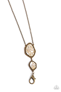 Desert Darling Brass Lanyard