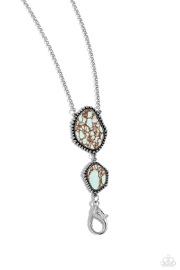 Desert Darling Blue Lanyard