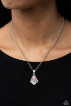 Load image into Gallery viewer, Fancy Fringe Pink Necklace