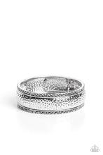 Load image into Gallery viewer, Textile Tenor Silver Bracelet