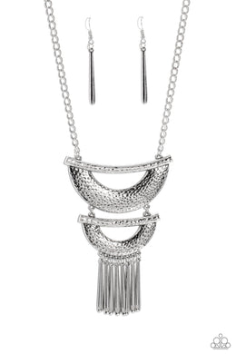 Fringe Festival Silver Necklace