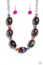 Load image into Gallery viewer, No Laughing SPLATTER Pink Necklace