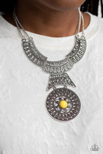 Load image into Gallery viewer, Fetching Filigree Yellow Necklace