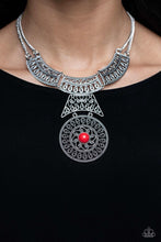 Load image into Gallery viewer, Fetching Filigree Red Necklace