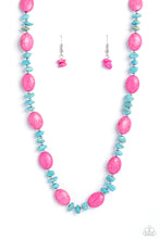 Load image into Gallery viewer, Stone Age Showcase Pink Necklace