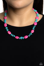 Load image into Gallery viewer, Stone Age Showcase Pink Necklace