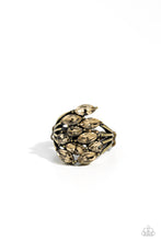 Load image into Gallery viewer, Wave of Whimsy Brass Skinny Band Ring