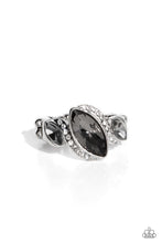 Load image into Gallery viewer, Tilted Triplets Silver Skinny Band Ring