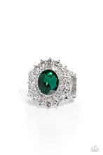 Load image into Gallery viewer, Layered Luminescence Green Ring