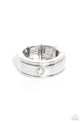 Seize the Sophistication White Men’s Ring