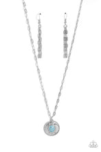 Load image into Gallery viewer, Sea Turtle Shimmer Blue Necklace