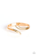 Load image into Gallery viewer, Elven Elegance Gold Hinged Bracelet