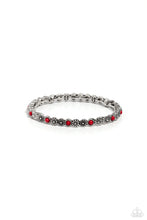 Load image into Gallery viewer, Floral Fast Lane Red Bracelet