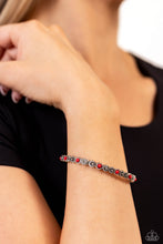 Load image into Gallery viewer, Floral Fast Lane Red Bracelet