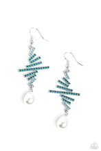 Load image into Gallery viewer, Timeless Tapestry Blue Earrings