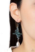 Load image into Gallery viewer, Timeless Tapestry Blue Earrings