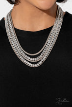 Load image into Gallery viewer, Tenacious White Zi Necklace 2023