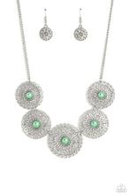 Load image into Gallery viewer, Chrysanthemum Craze Green Necklace