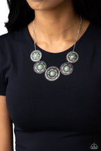 Load image into Gallery viewer, Chrysanthemum Craze Green Necklace