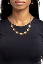 Load image into Gallery viewer, Framed in France Orange Necklace