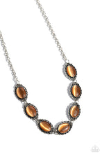 Load image into Gallery viewer, Framed in France Orange Necklace