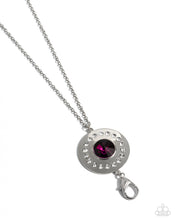 Load image into Gallery viewer, Rounded Reign Pink Necklace