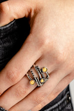 Load image into Gallery viewer, Sideline Shimmer Orange Ring